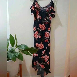 Off the shoulder  floral dress